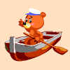 Bear in Boat